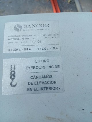 Transformador Eléctrico Corriente Trifasico