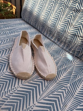 Alpargatas Blancas Talla 44