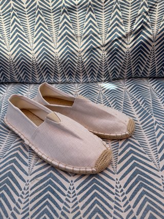 Alpargatas Blancas Talla 44