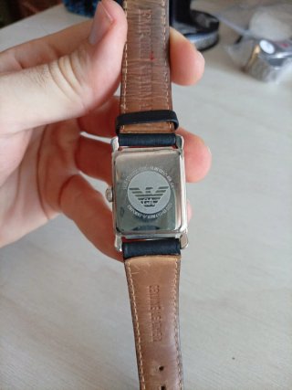 Reloj Emporio Armani Negro y Plateado