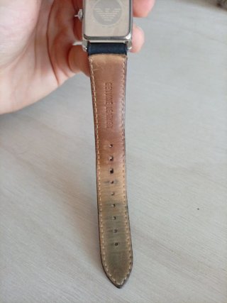 Reloj Emporio Armani Negro y Plateado