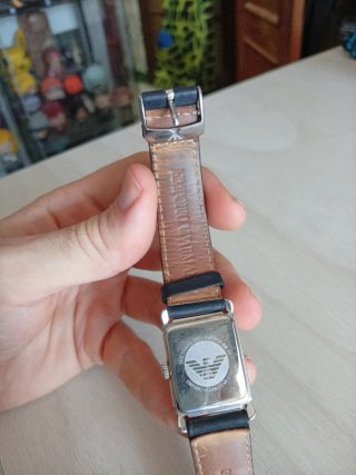 Reloj Emporio Armani Negro y Plateado