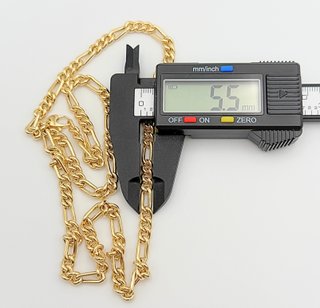 Cadena Figaro Oro 18k 27.32 gr