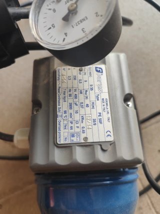 Bomba Foras PE50F con sensor de presión XMP