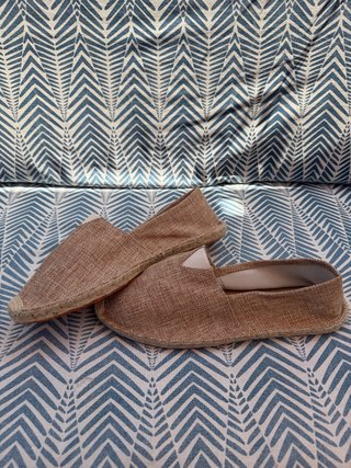Alpargatas Crema Talla 43