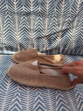 Alpargatas Crema Talla 43