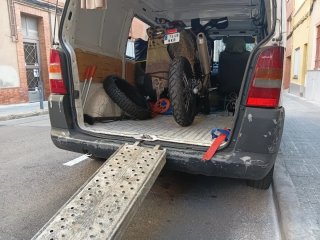 TRANSPORTE DE MOTO A LA COSTA BRAVA