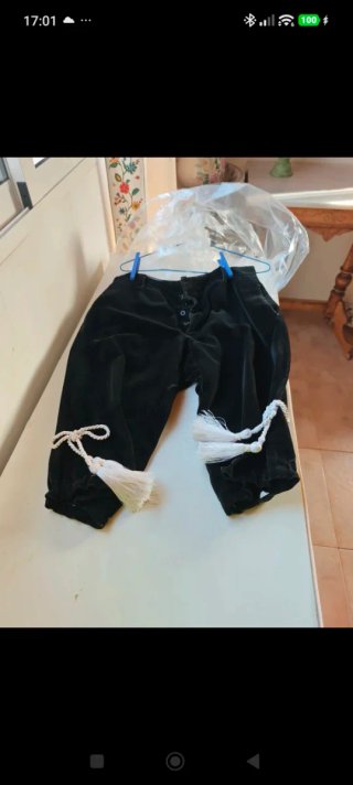 Pantalones comparsa estudiantes negros