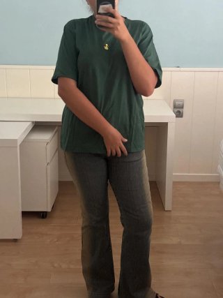 Camiseta verde con patito