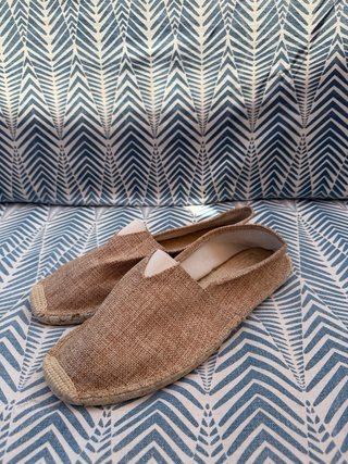 Alpargatas Crema Talla 44