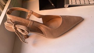 Zapatos de tacón Marypaz beige con caja