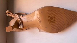 Zapatos de tacón Marypaz beige con caja