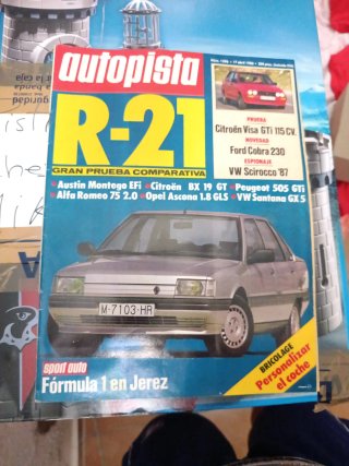 Revistas de coches año 89/90