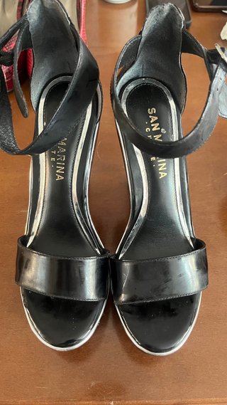 Sandalias San Marina Piel Mujer Negras