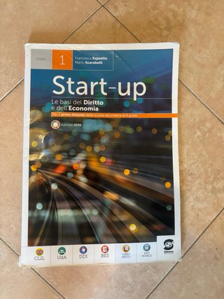 Start up libro di diritto ed economia