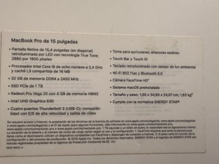 MacBook Pro para piezas