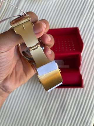 Reloj Diesel Dorado Caja Roja