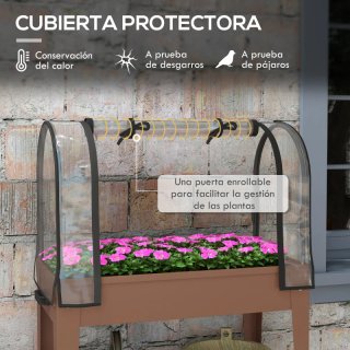 Huerto Urbano Elevado 80x40x120 cm