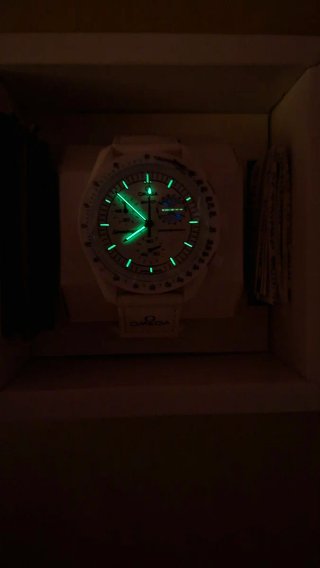 Omega x Swatch Speedmaster Moonswatch Bianco