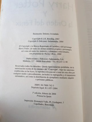 Harry Potter y la Orden del Fénix
