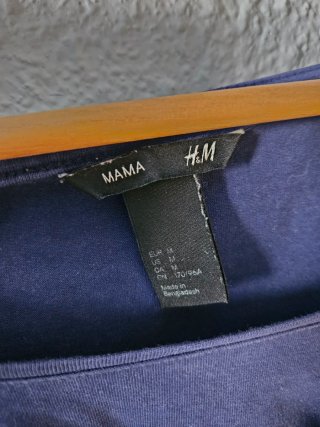 Camiseta premamá H&M azul