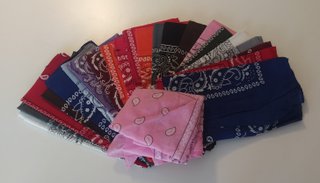 Lotto bandane paisley multicolore