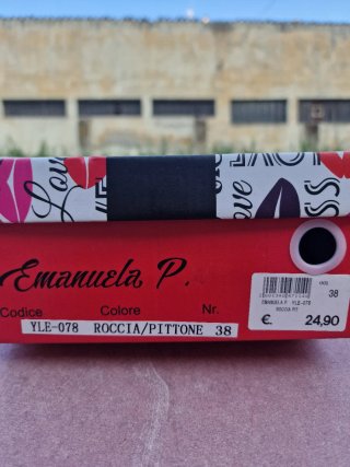 Décolleté Emanuela P. pitonate multicolor- nuovo