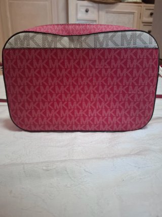 Bolso Michael Kors Beige y Rojo