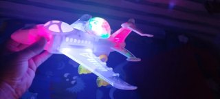 Avión de juguete Air bus con luces y sonido