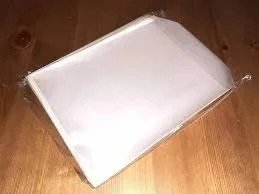 FUNDAS PLASTICO ALARGADAS PARA DVD 100u. 6666666