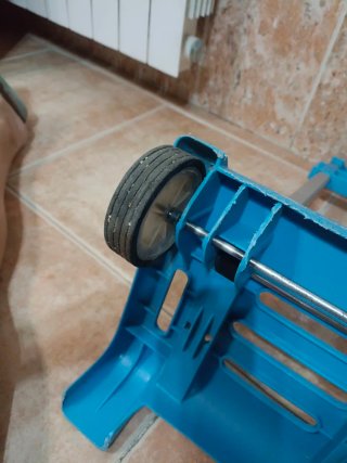 Porta mochila Perona azul