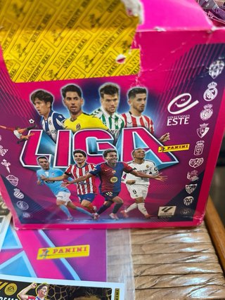 Lote cromos futbol album y sobres liga este 2026
