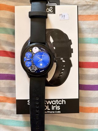 Smartwatch COOL Iris Negro/Azul Marino