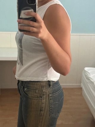 Camiseta blanca con estampado
