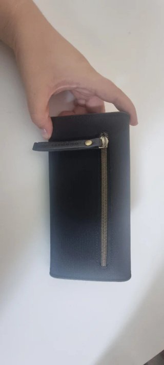 Cartera grande Bugatti negra