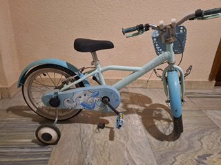 Bicicleta niña + ruedines aprendizaje CHOLLO!!