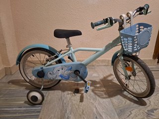 Bicicleta niña + ruedines aprendizaje CHOLLO!!