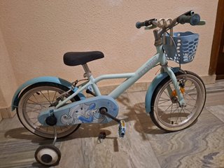 Bicicleta niña + ruedines aprendizaje CHOLLO!!