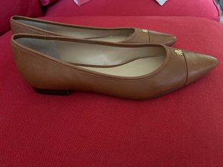 Bailarinas Ralph Lauren Piel Marrón
