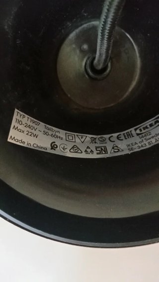 Lámpara de techo Ikea Tällbyn
