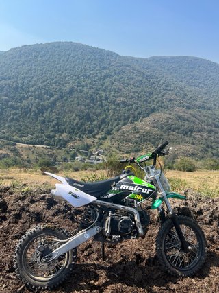 Malcor XZ1 Motocross Verde y Blanca