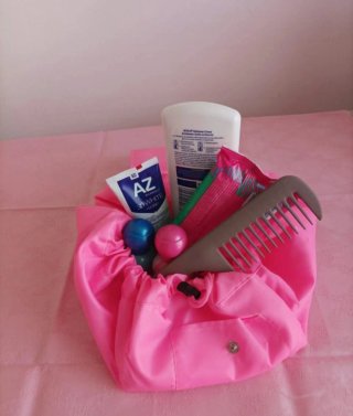 Pochette morbida colore rosa
