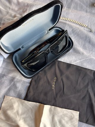Gafas de sol Gucci Marrón y Negro
