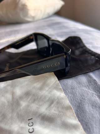 Gafas de sol Gucci Marrón y Negro