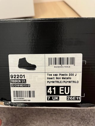 Botas de seguridad Robusta Gore-Tex Negras