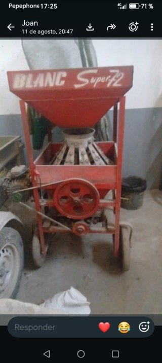 Peladora de almendras BLANC Super 72