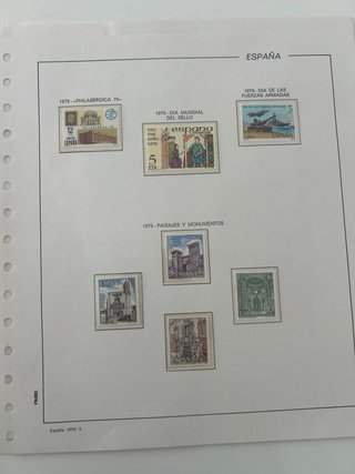 Sellos España 1979 Hojas Filabo