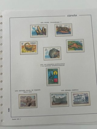 Sellos España 1979 Hojas Filabo