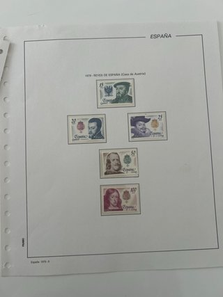 Sellos España 1979 Hojas Filabo