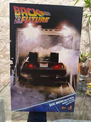 Doc Brown Hot Toys Regreso al Futuro 2 Cabezas